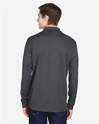 Polo Piqué à Manches Longues et Poche Performance Pinnacle pour Homme