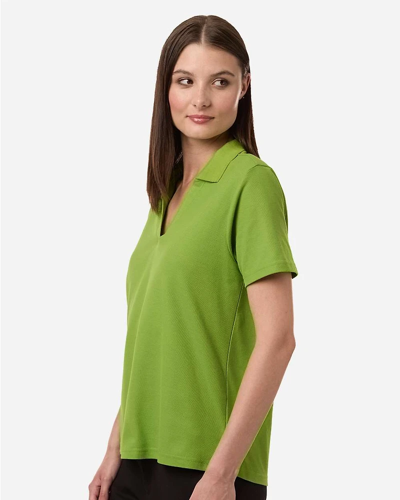 Women's Resolve CVC Performance Pique Polo | T-Shirt Time