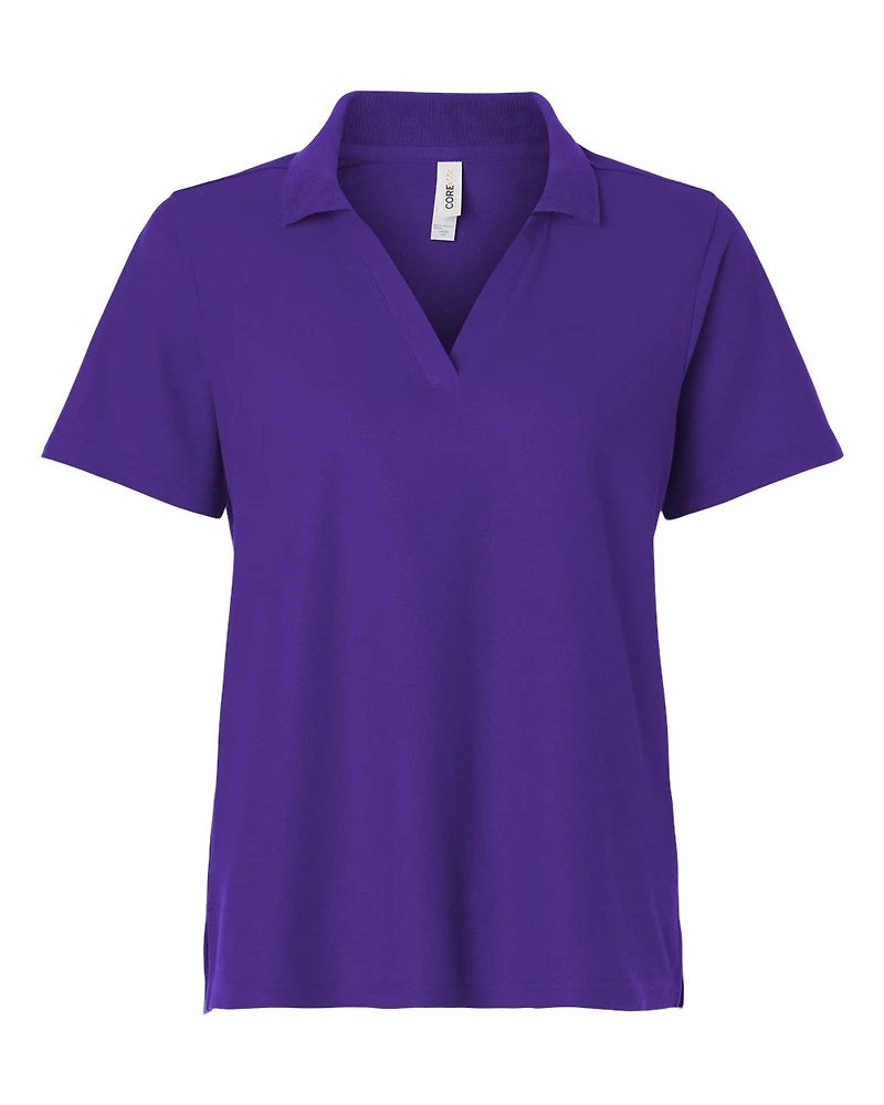 Women's Resolve CVC Performance Pique Polo | T-Shirt Time