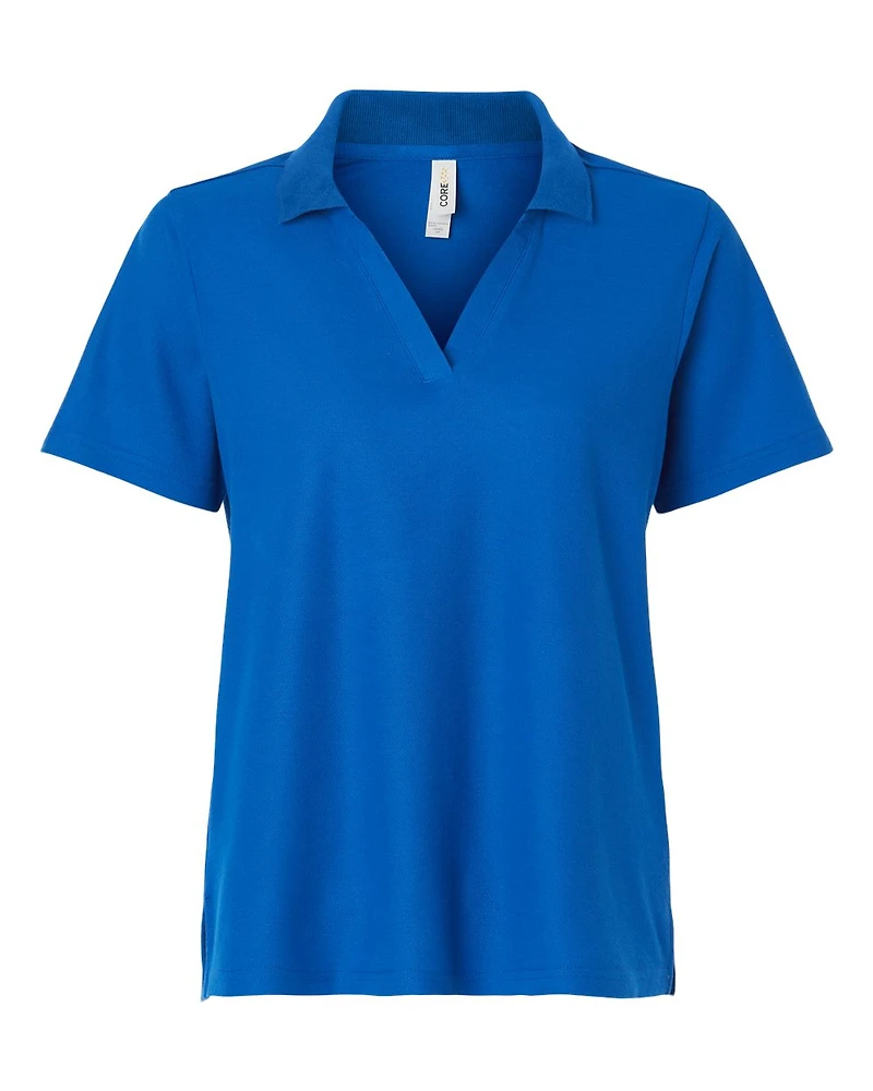 Women's Resolve CVC Performance Pique Polo | T-Shirt Time