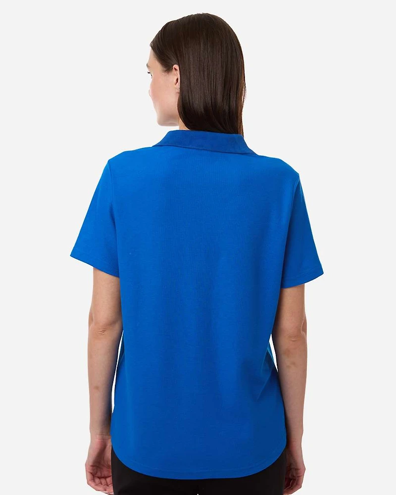 Women's Resolve CVC Performance Pique Polo | T-Shirt Time