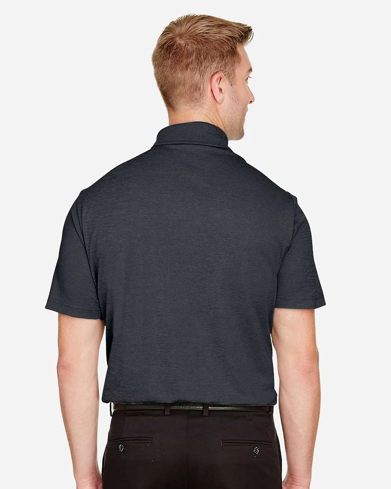 Men's CrownLux Performance® Address Mélange Polo | T-Shirt Time