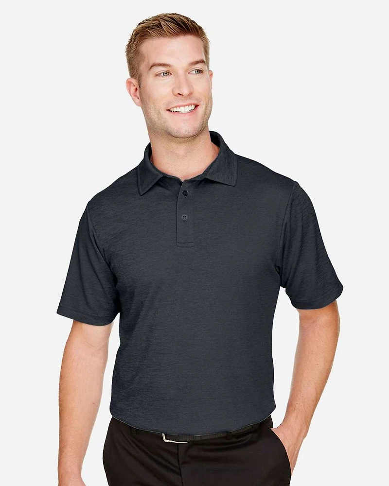 Men's CrownLux Performance® Address Mélange Polo | T-Shirt Time
