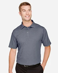 Men's CrownLux Performance® Address Mélange Polo | T-Shirt Time