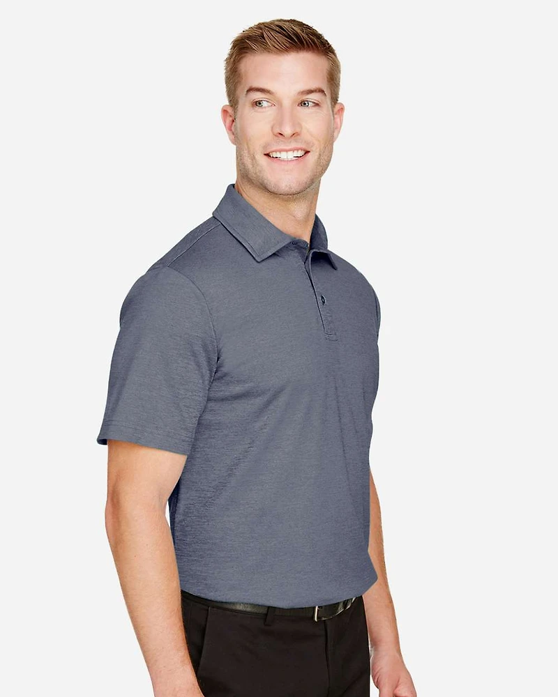 Men's CrownLux Performance® Address Mélange Polo | T-Shirt Time