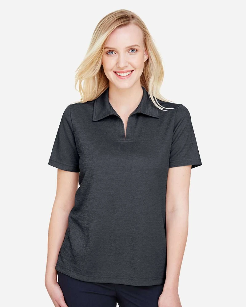 Women's CrownLux Performance® Address Melange Polo | T-Shirt Time