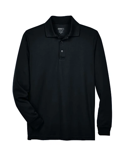 Men's Pinnacle Performance Long Sleeve Piqué Polo | T-Shirt Time