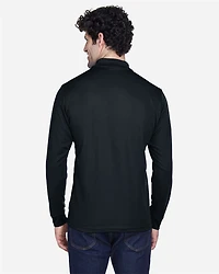 Men's Pinnacle Performance Long Sleeve Piqué Polo | T-Shirt Time