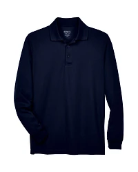 Men's Pinnacle Performance Long Sleeve Piqué Polo | T-Shirt Time