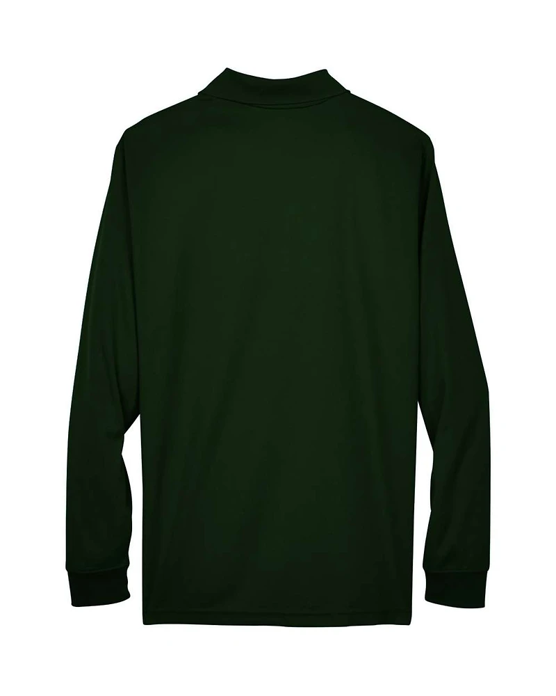 Men's Pinnacle Performance Long Sleeve Piqué Polo | T-Shirt Time