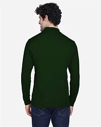 Men's Pinnacle Performance Long Sleeve Piqué Polo | T-Shirt Time
