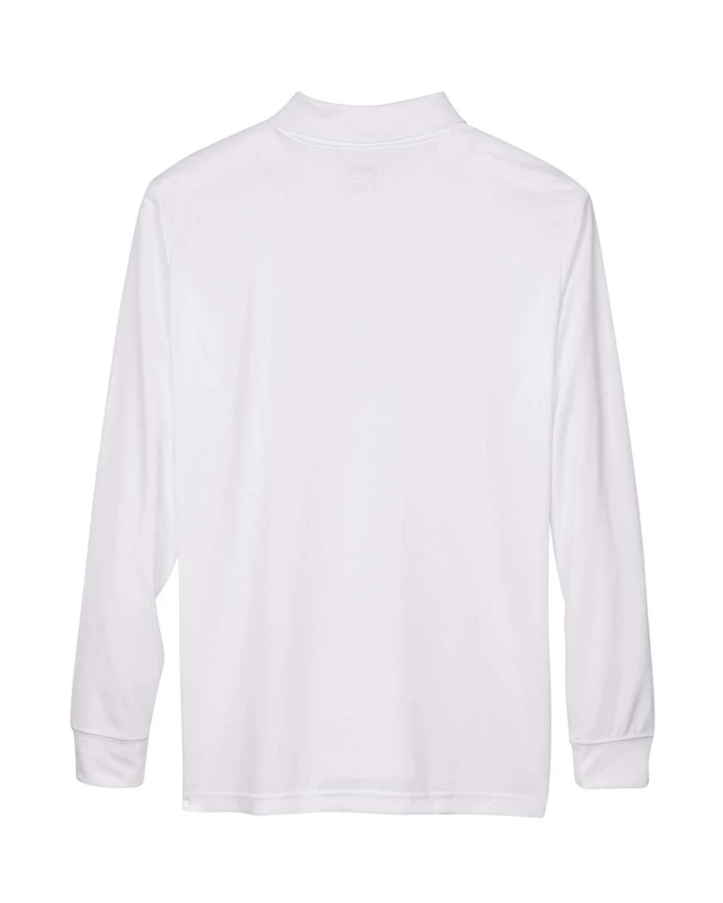 Men's Pinnacle Performance Long Sleeve Piqué Polo | T-Shirt Time