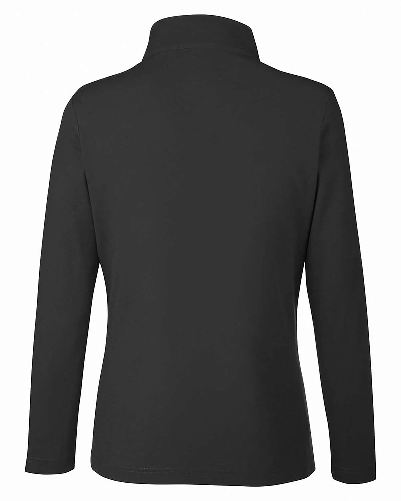 Women's Fusion ChromaSoft™ Pique Quarter-Zip Pullover | T-Shirt Time