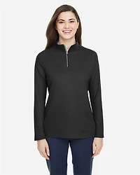 Women's Fusion ChromaSoft™ Pique Quarter-Zip Pullover | T-Shirt Time