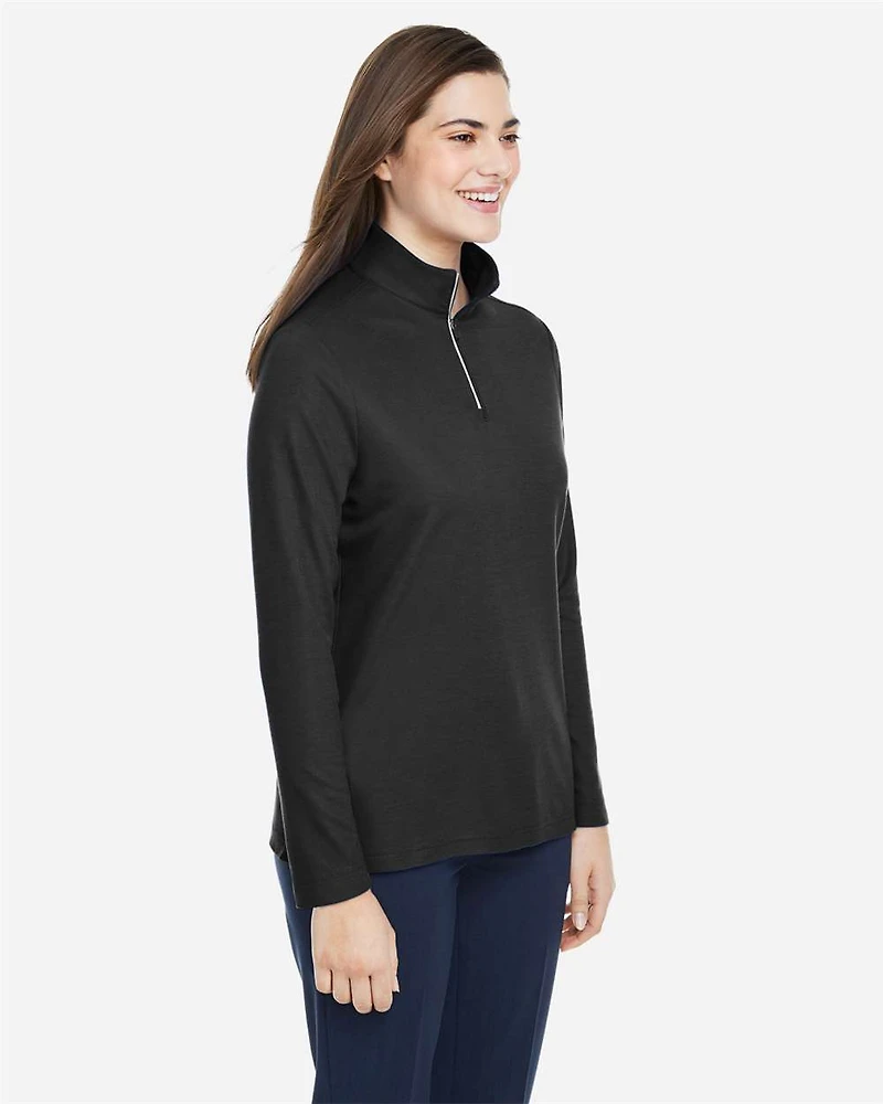 Women's Fusion ChromaSoft™ Pique Quarter-Zip Pullover | T-Shirt Time