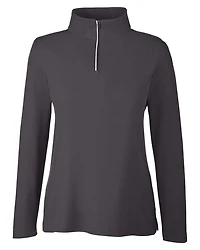 Pull piqué ChromaSoft™ Fusion pour femmes à fermeture éclair un quart