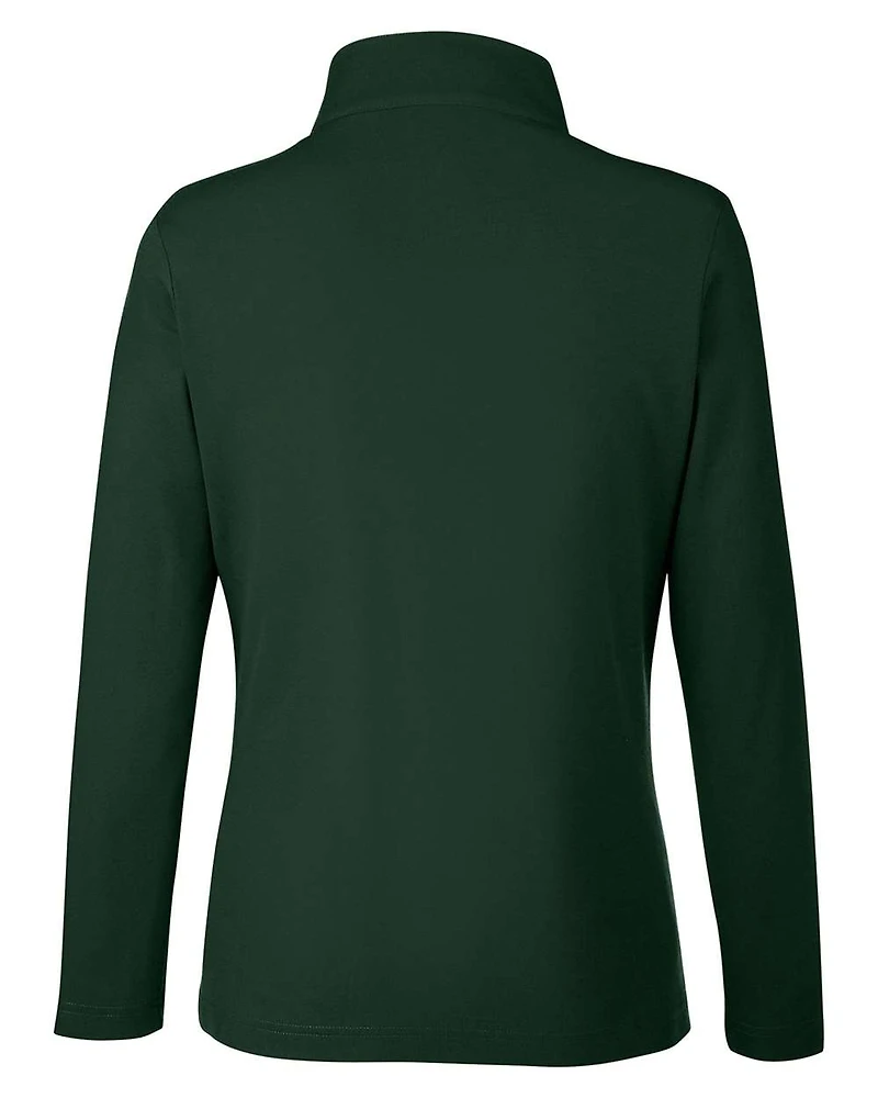 Women's Fusion ChromaSoft™ Pique Quarter-Zip Pullover | T-Shirt Time