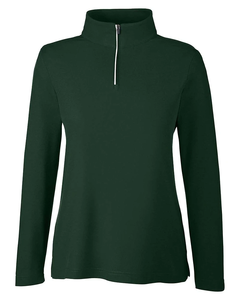 Women's Fusion ChromaSoft™ Pique Quarter-Zip Pullover | T-Shirt Time