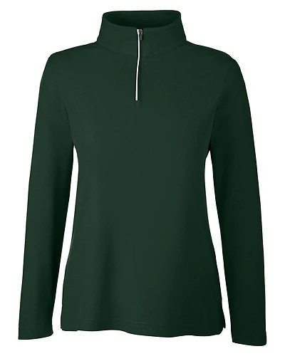 Women's Fusion ChromaSoft™ Pique Quarter-Zip Pullover | T-Shirt Time