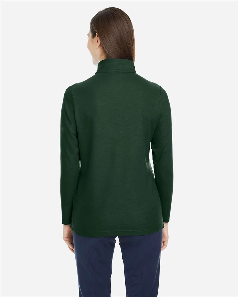 Women's Fusion ChromaSoft™ Pique Quarter-Zip Pullover | T-Shirt Time