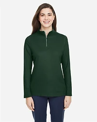 Women's Fusion ChromaSoft™ Pique Quarter-Zip Pullover | T-Shirt Time