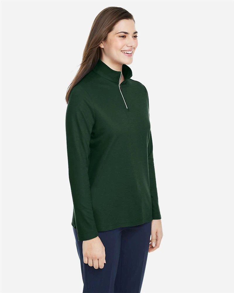 Women's Fusion ChromaSoft™ Pique Quarter-Zip Pullover | T-Shirt Time
