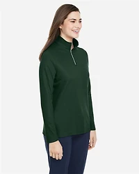 Women's Fusion ChromaSoft™ Pique Quarter-Zip Pullover | T-Shirt Time