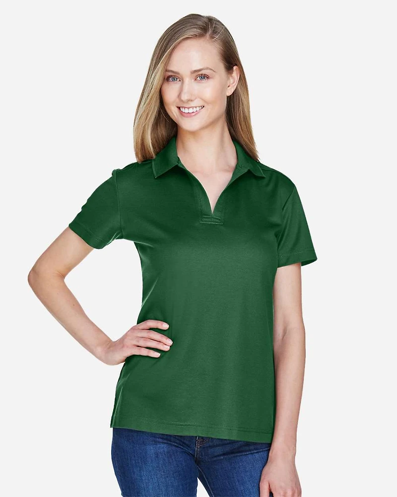 Women's CrownLux Performance® Plaited Polo | T-Shirt Time