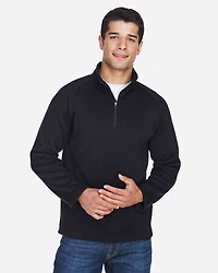 Unisex Bristol Sweater Fleece Quarter-Zip Pullover | T-Shirt Time