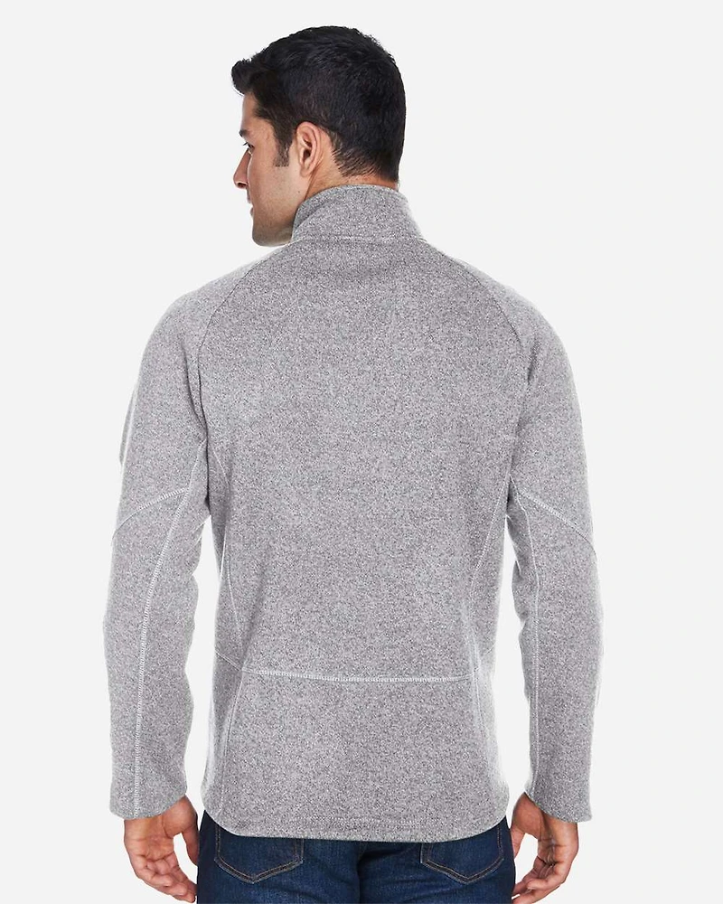 Pull polaire Bristol unisexe à fermeture quart de tour
