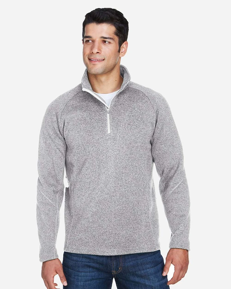 Pull polaire Bristol unisexe à fermeture quart de tour