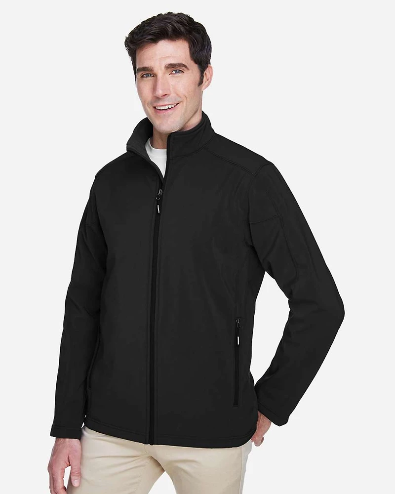 Men's Cruise Two-Layer Fleece Bonded Soft Shell Jacket | T-Shirt Time