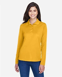 Women’s Pinnacle Performance Long Sleeve Piqué Polo