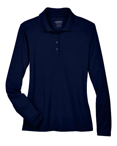 Women’s Pinnacle Performance Long Sleeve Piqué Polo