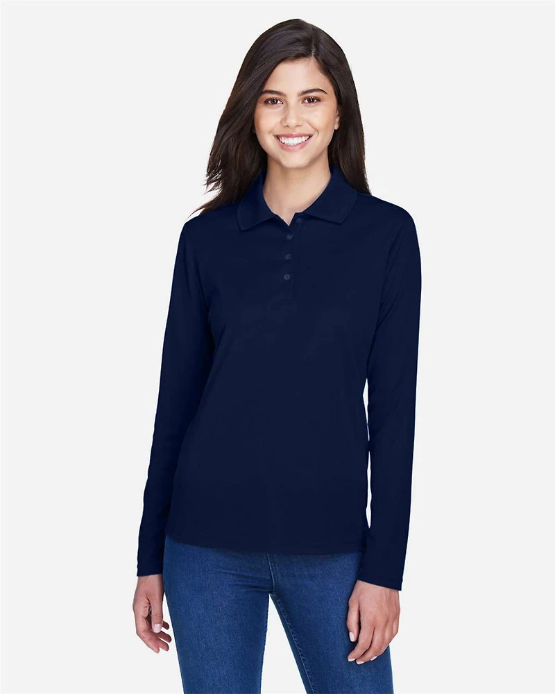 Women’s Pinnacle Performance Long Sleeve Piqué Polo