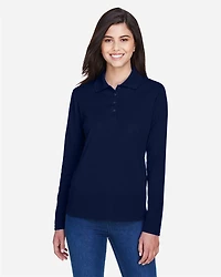 Women’s Pinnacle Performance Long Sleeve Piqué Polo