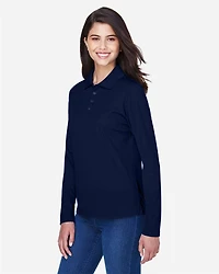 Women’s Pinnacle Performance Long Sleeve Piqué Polo