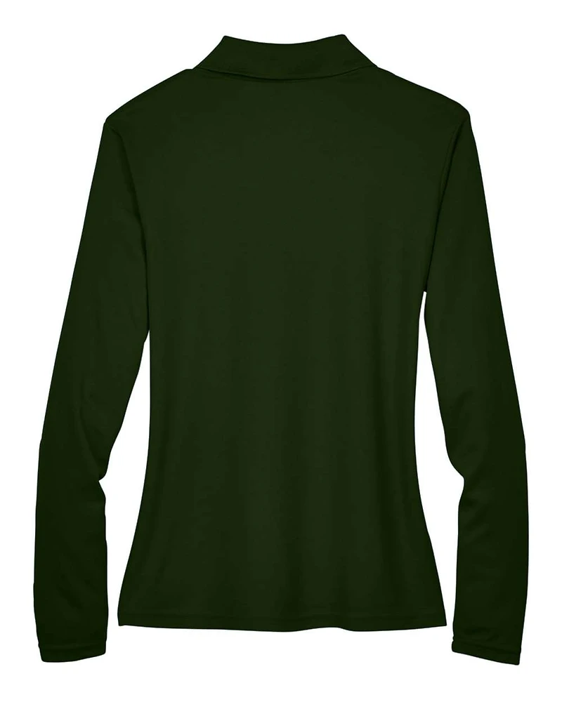 Women's Pinnacle Performance Long Sleeve Piqué Polo | T-Shirt Time