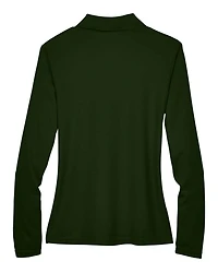 Women's Pinnacle Performance Long Sleeve Piqué Polo | T-Shirt Time