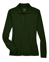 Women's Pinnacle Performance Long Sleeve Piqué Polo | T-Shirt Time