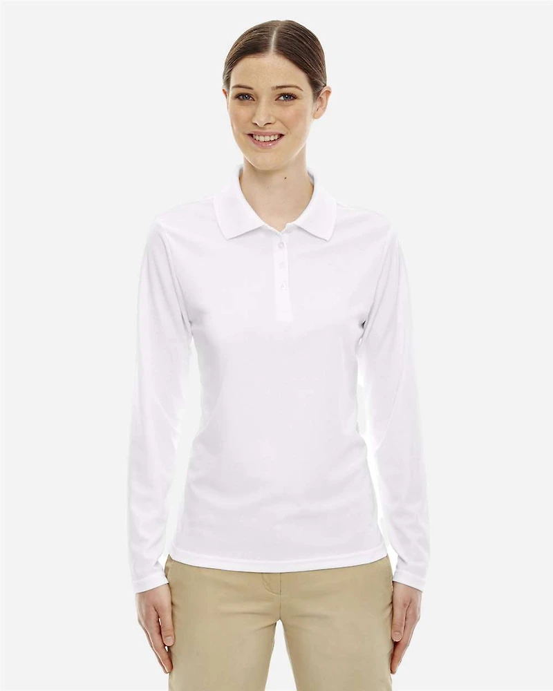 Polo Piqué à Manches Longues Performance Pinnacle pour Femme