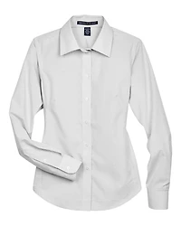 Chemise tissée à carreaux Gingham de la Collection Crown pour femmes