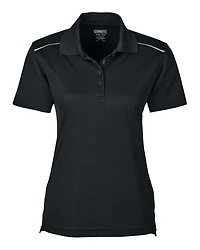 Women's Radiant Performance Piqué Polo with Reflective Piping | T-Shirt Time