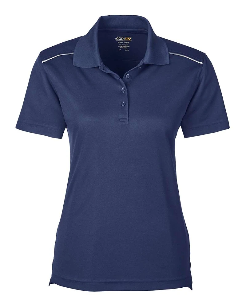 Women’s Radiant Performance Piqué Polo with Reflective Piping