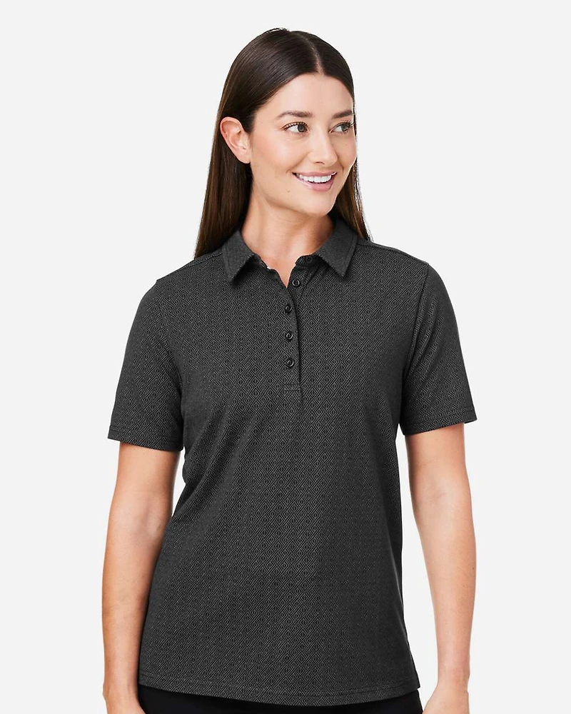 Women's Crownlux Performance® Geo Polo | T-Shirt Time