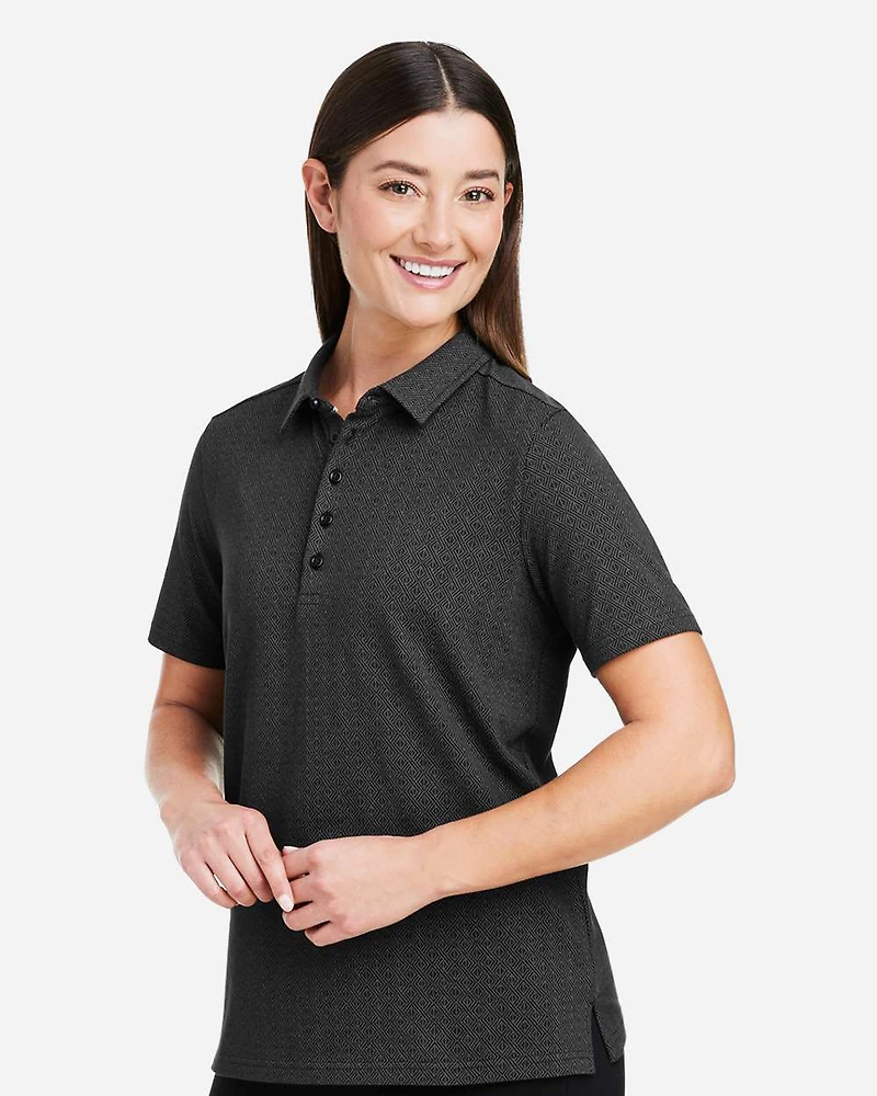 Women's Crownlux Performance® Geo Polo | T-Shirt Time