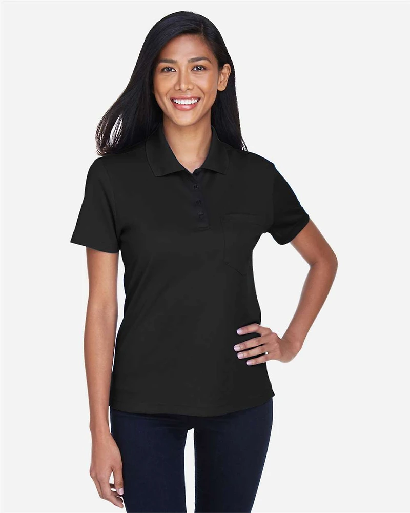Women's Origin Performance Piqué Polo with Pocket | T-Shirt Time