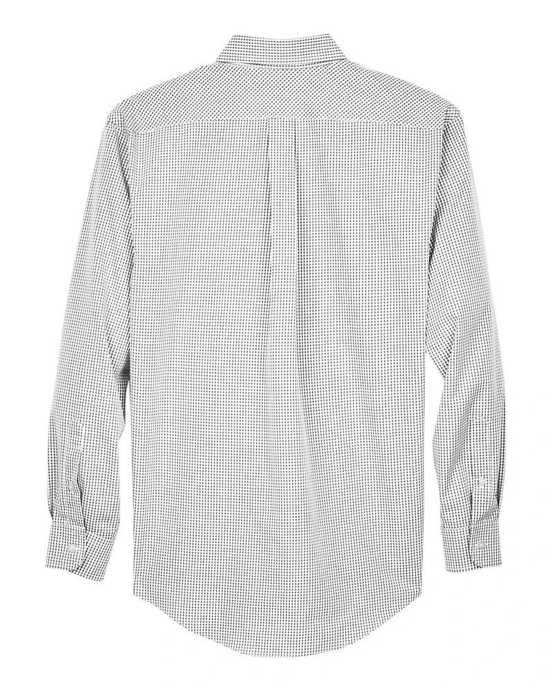 Chemise tissée à carreaux Gingham de la collection Crown pour hommes | T-Shirt Time