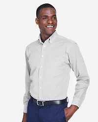 Chemise tissée à carreaux Gingham de la collection Crown pour hommes | T-Shirt Time
