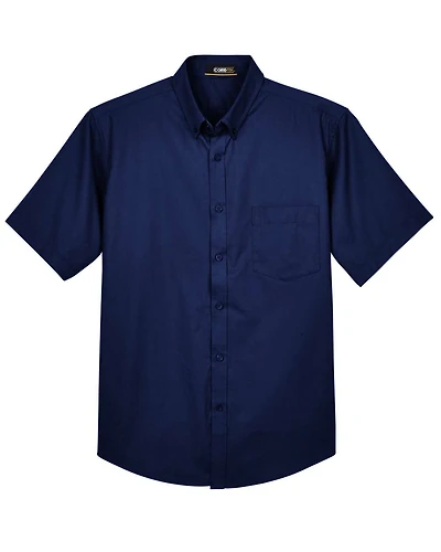 Men's Optimum Short Sleeve Twill Dress Shirt | T-Shirt Time